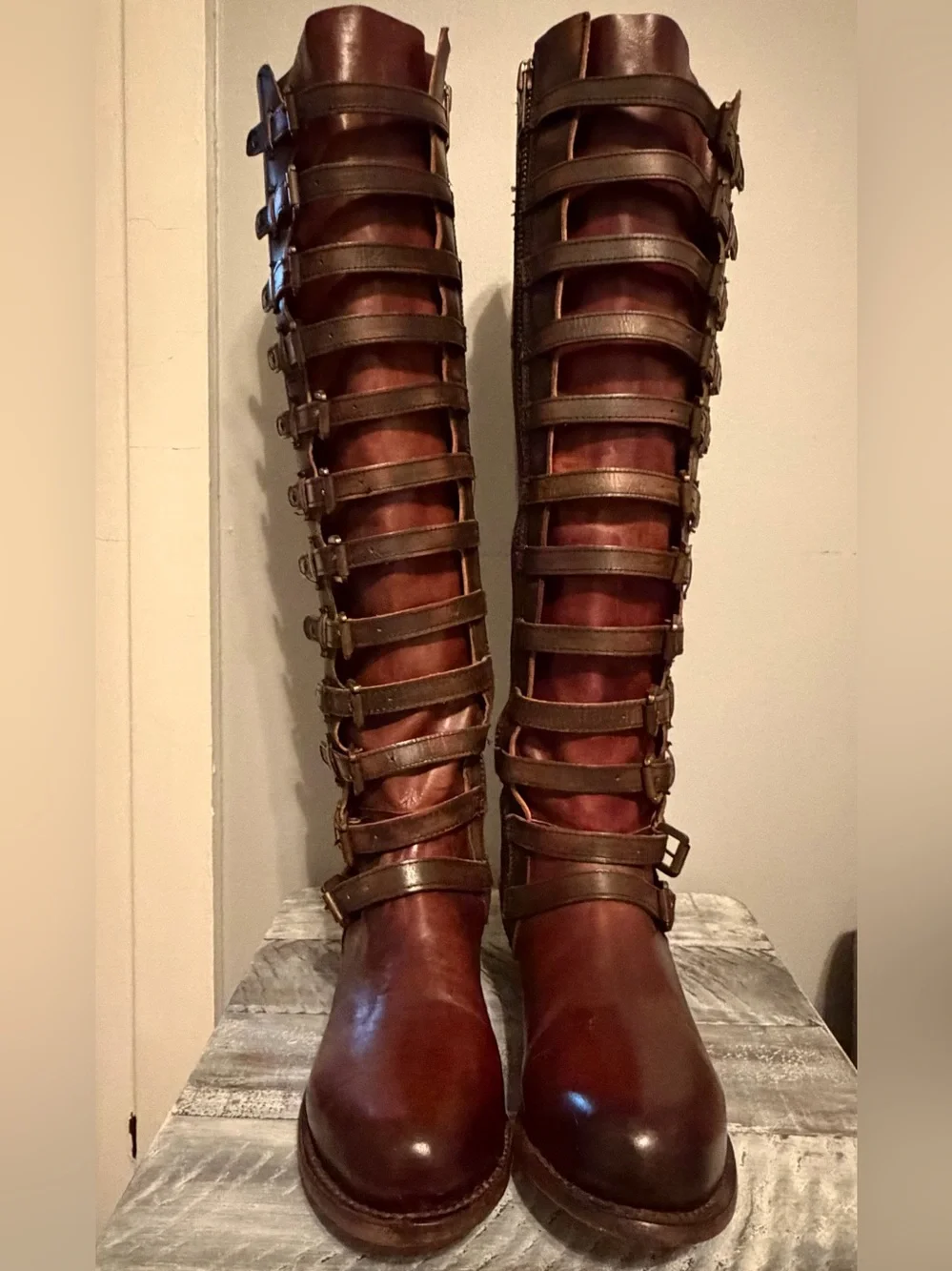 Freebird Rylan Boots in Cognac Multi, size 10 New in Box